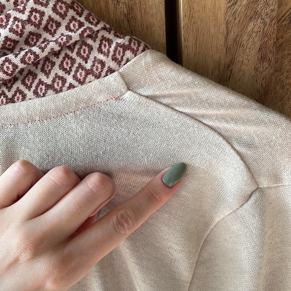 Anthropologie One September bohemian cardigan sweater in cream - Picture 10 of 10